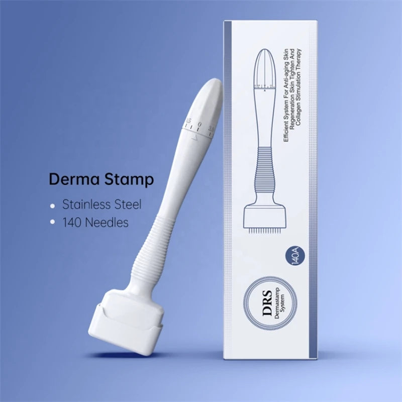 Adjustable Derma Stamp Micro-Needle 140 Pins for Scalp Hair Growth